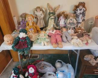 Lots of dolls