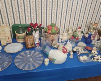 Cookie Jars and coca cola jug