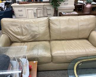 Leather couch
