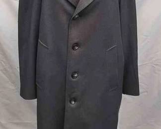 Gray London Fog Long Mens Coat Size 38 Regular 