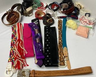 Fun Vintage Belts Assortment 