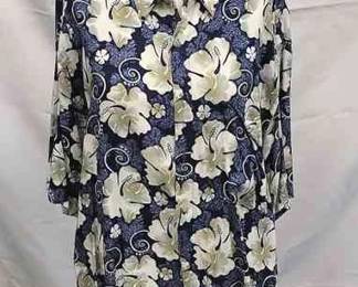 Pierre Cardin Hawaiian Shirt Size Large 