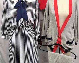 Peter Popivitch Medium Sweat Outfit In Red Gray Blue, REO Originals No Size, JSJ One Piece Outfit In Blue And White And More 