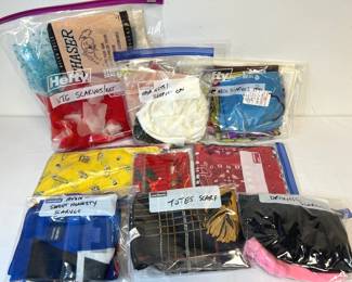 Neck Scarfs And Caps Galore Including Avon And Totes