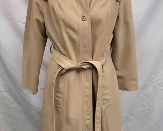Suade Brown Womens Long Coat No Makers Name Or Size