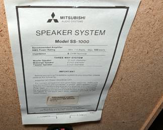 Mitsubishi Speakers