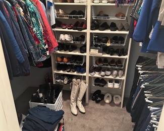 Lots of high end name brand women’s clothing 