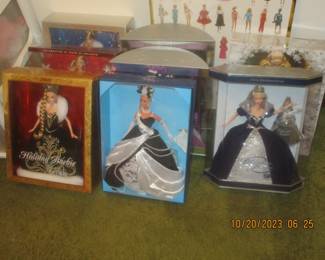 More Holiday Barbies