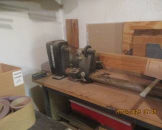 Vintage Craftsman portable lathe