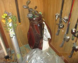 Golf Clubs with bag
