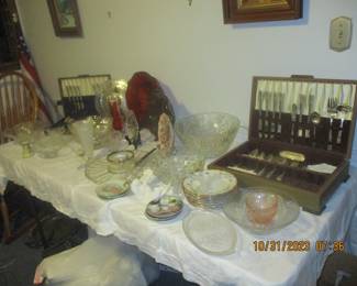 3 sets of silverplate flatware