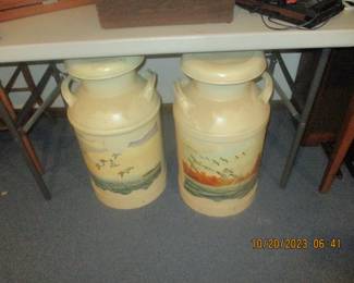 Old milk cans