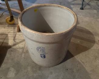 #3 STONEWARE CROCK