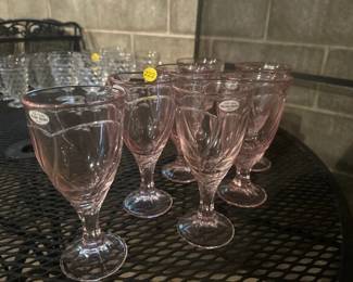 7 NORITAKE STEMMED GLASSES