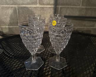 6 7” FOSTORIA TEA GLASSES