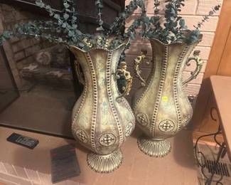 21” TALL DECORATIVE VASES