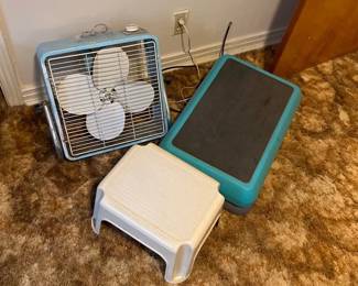 FAN AND STOOLS