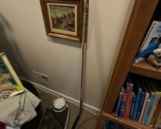 Signed Rangers hockey stick