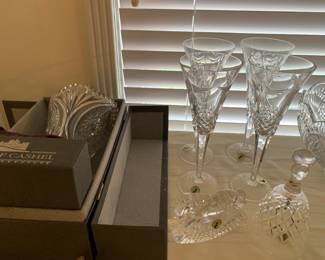 Waterford - goblets have boxes