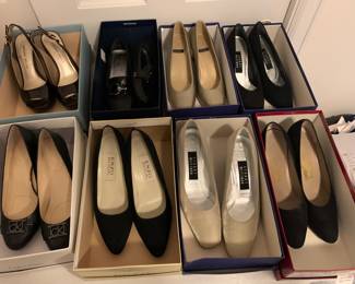 Fabulous shoes - Stuart Weitzman, Ferragamo and more. Sizes 6 and 6 1/2.
