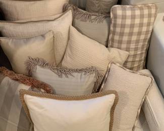 many , many pillows