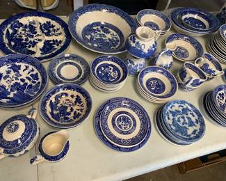 still unpacking Blue Willow