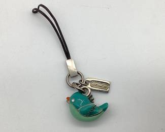 Coach Turquoise Zipper Pull