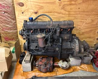 1954 International silver diamond 220 cubic inch gasoline engine