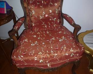 FRENCH BERGERE ARM CHAIR