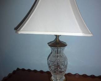 WATERFORD CRYSTAL TABLE LAMP