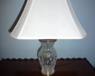WATERFORD CRYSTAL TABLE LAMP