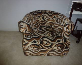 MID CENTURY MODERN CUSTOM CLUB CHAIR BY FLAIR