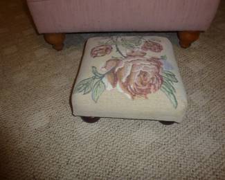 NEEDLEPOINT STOOL
