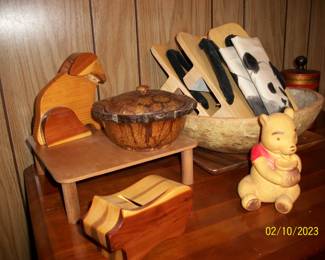 Handmade wooden items