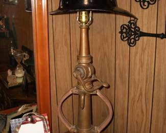 Vintage fireman’s lamp
