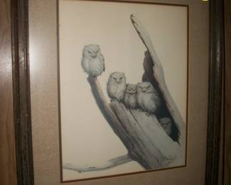 Guy Coheleach Print w/frame