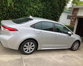 2020 Toyota Corolla LE - Mileage 27,073  - Color: Silver