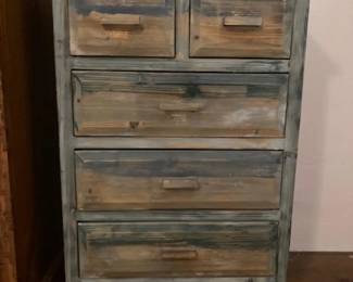 Distressed Tall Dresser