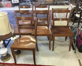 Rugs, lamps, Mid Century furniture