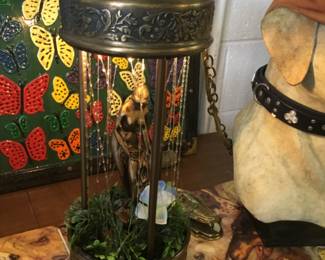 Vintage hanging oil drip light