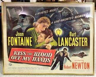 Vintage half sheet movie poster ($50)