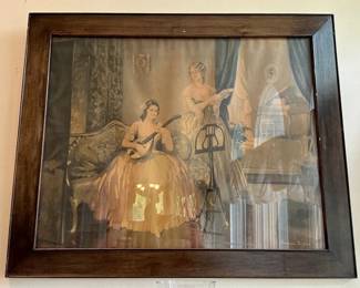 Frederic Mizen musical print