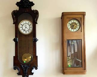 Wall clocks ($100 each)