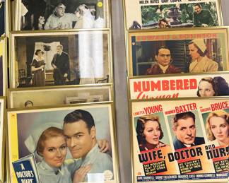 Vintage lobby cards ($10 each)