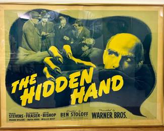 Vintage half sheet movie poster ($50)