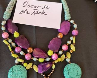 Oscar de la Renta necklace