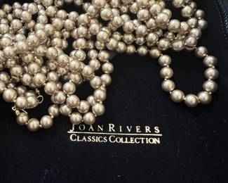 Joan Rivers pearls