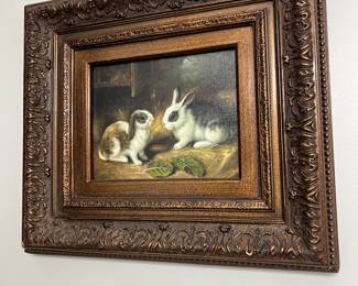 Rabbits painting