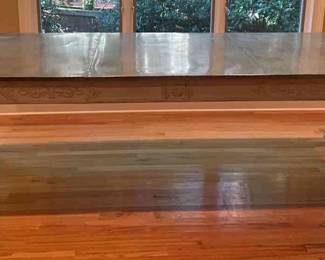 Cool Zinc Top Dining Table