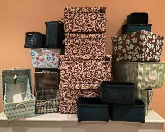 Fabric Storage Boxes Galore